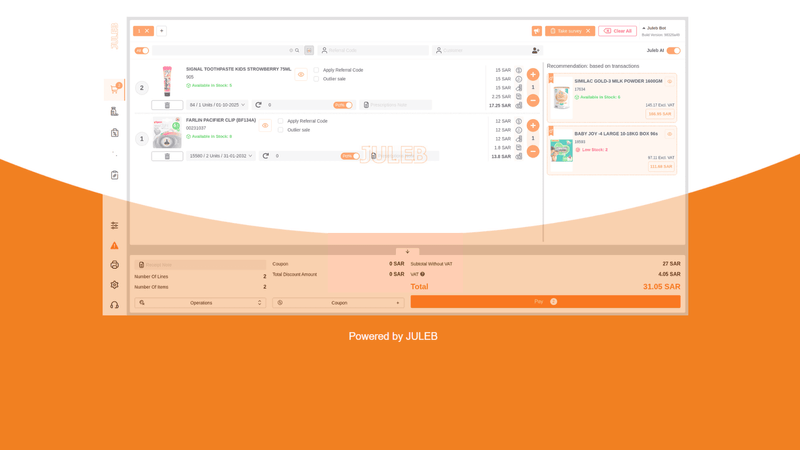 Revolutionize Your Business with Juleb POS Recommendation System 